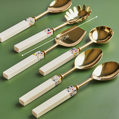 Premium 6-Piece Serving set Spring & Elegance