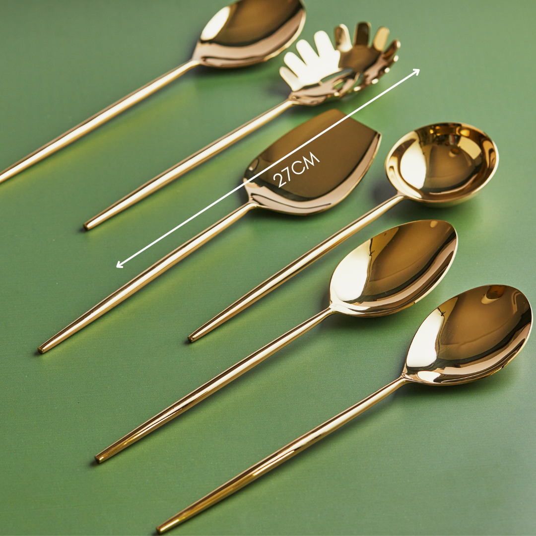 Premium 6-Piece Serving set in Gold