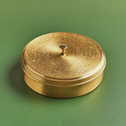 Brass Dry Fruit Holder 7.5 Inches