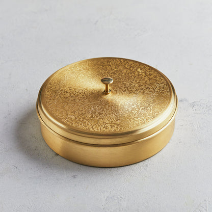 Brass Dry Fruit Holder 7.5 Inches