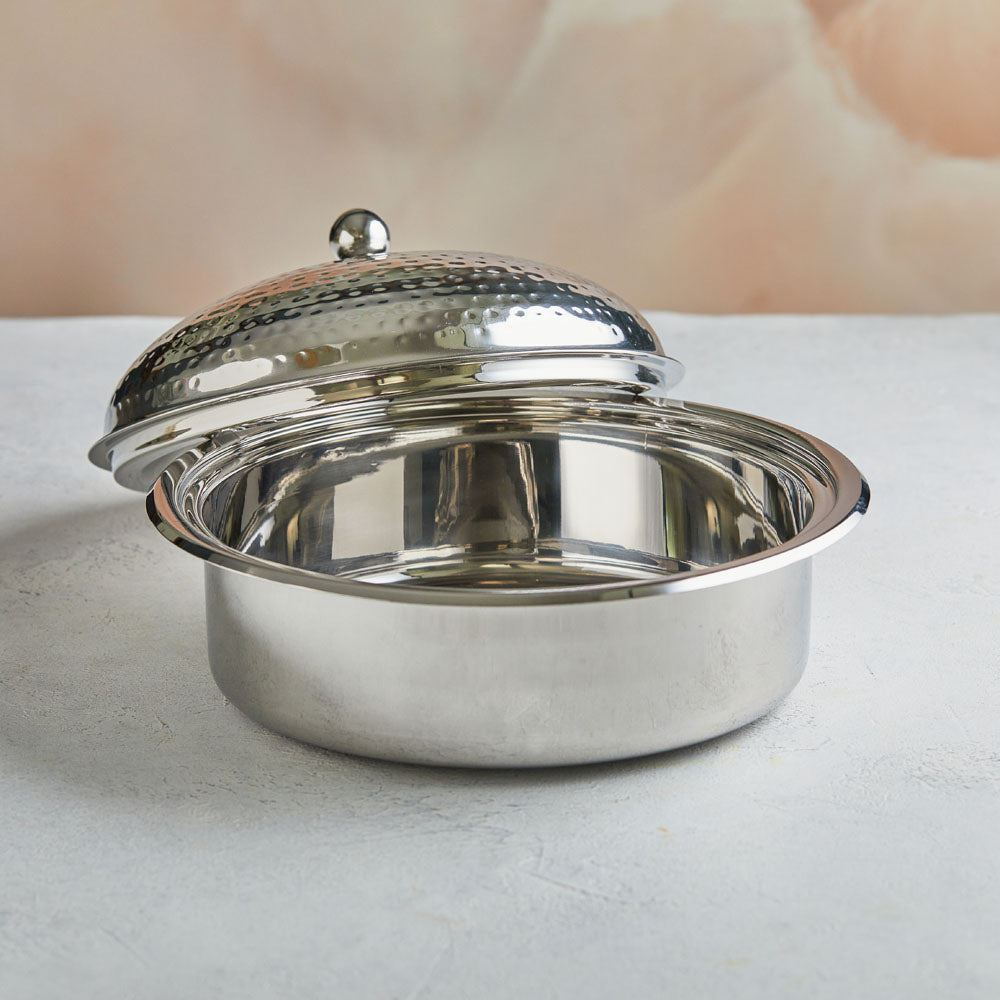 Handcrafted Cream Mother of Pearl 3.5L | with Insulated Stainless Steel Casserole