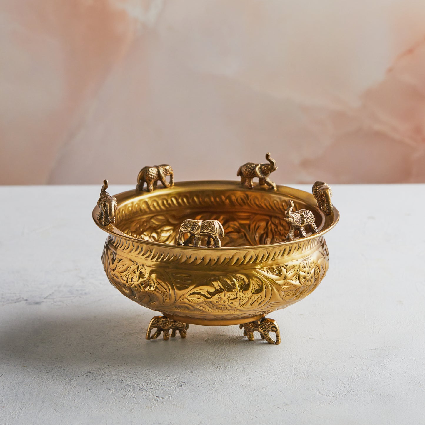 Handcrafted Brass Planter | Urali | Small or Medium