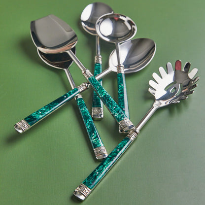 Premium 6-Piece Serving set in Green