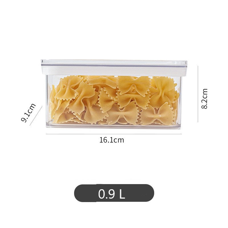 Airtight Food Storage Containers with Transparent Lids 900 ml