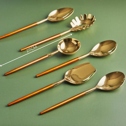 Premium 6-Piece Serving Spoon Set